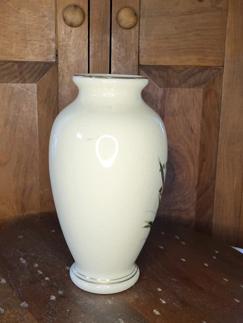 Vintage Floral Vase
